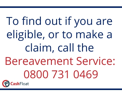 To find out if you are eligible or to make a claim call: 0800 731 0469- Cashfloat