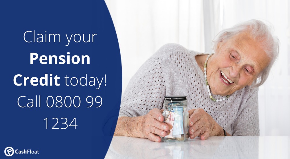 Claim your pension credit today! Call 0800991234- Cashfloat