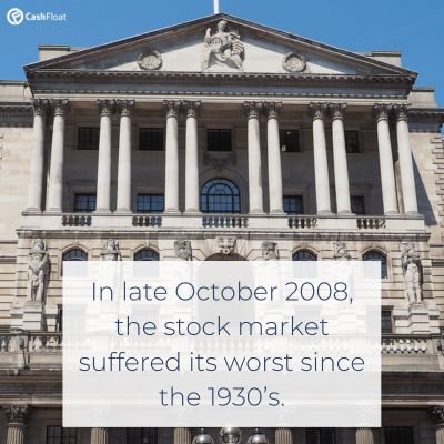 In late October 2008, the stock market suffered its worst since the 1930’s. - Cashfloat