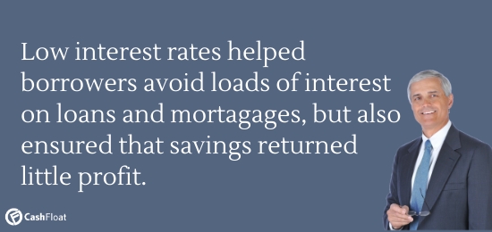 low interest rates helped borrowers, but harmed savers - Cashfloat