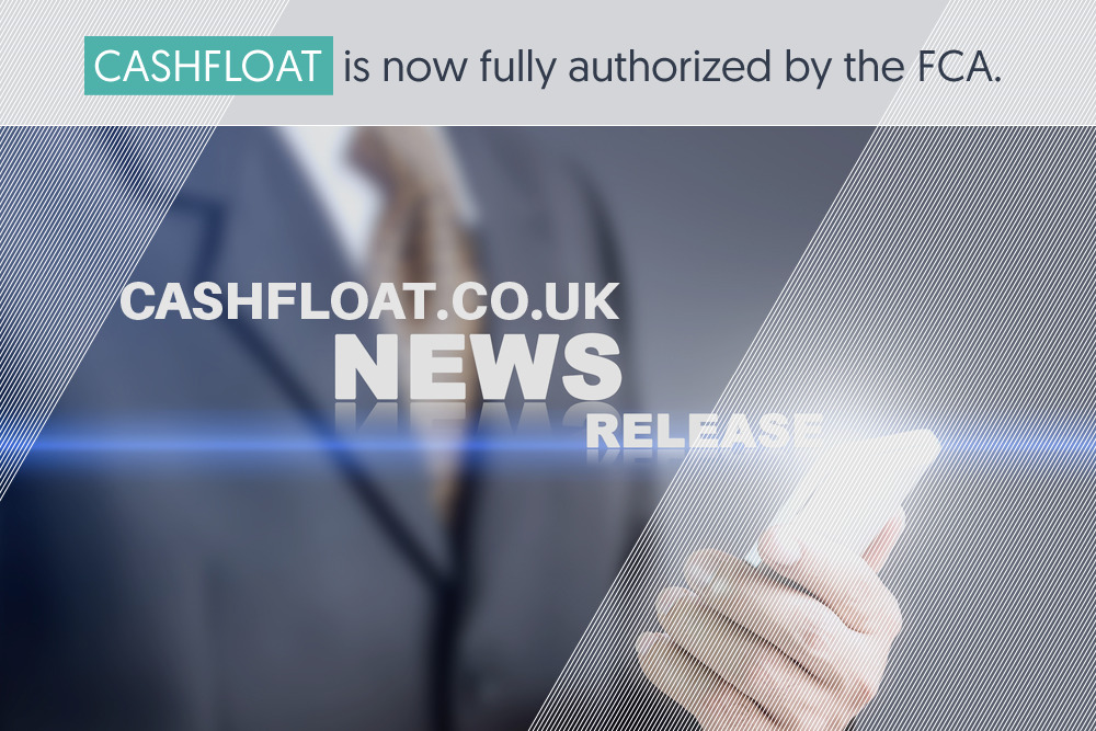 Cashfloat is fully authorized by the FCA