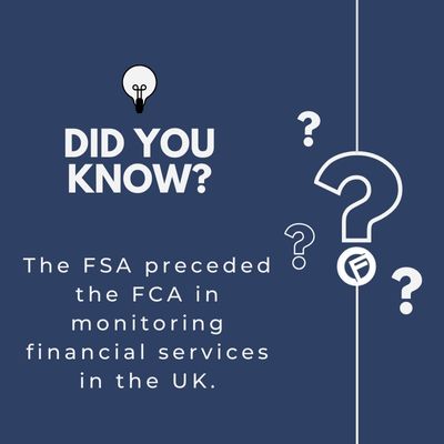 The FSA preceded the FCA in monitoring financial services in the UK.  Cashfloat