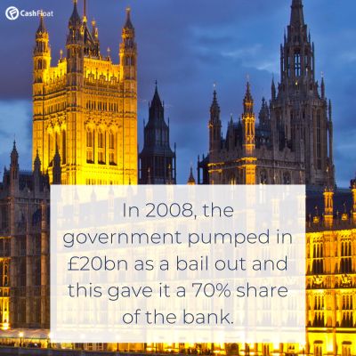 The government bailed out RBS in the 2008 crisis - Cashfloat