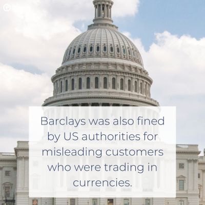 Barclays was also fined by US authorities for misleading customers who were trading in currencies. - Cashfloat