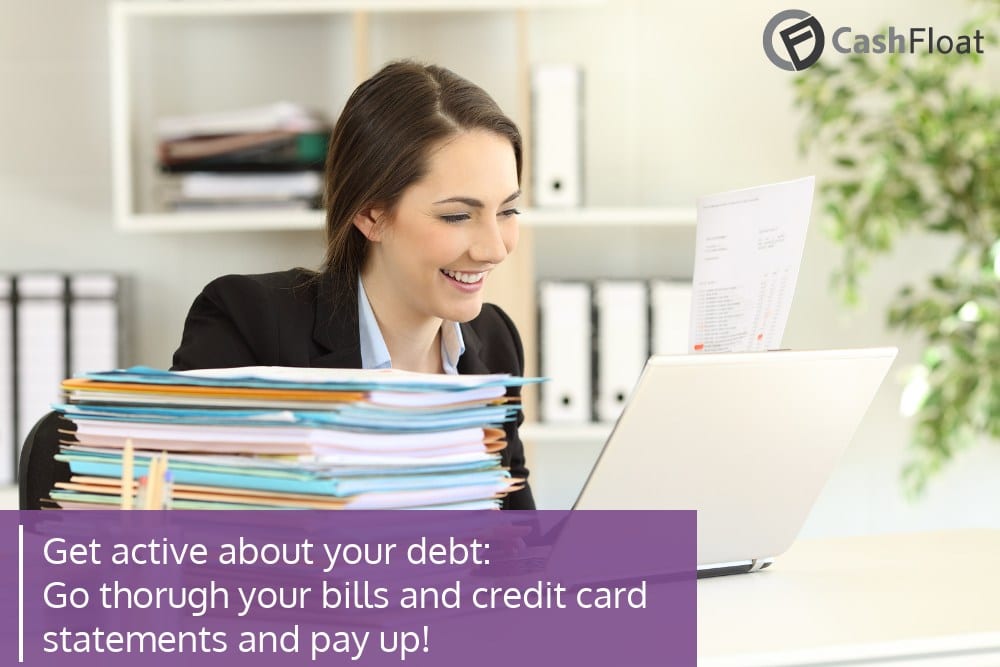 Get active and start paying your debts - Cashfloat