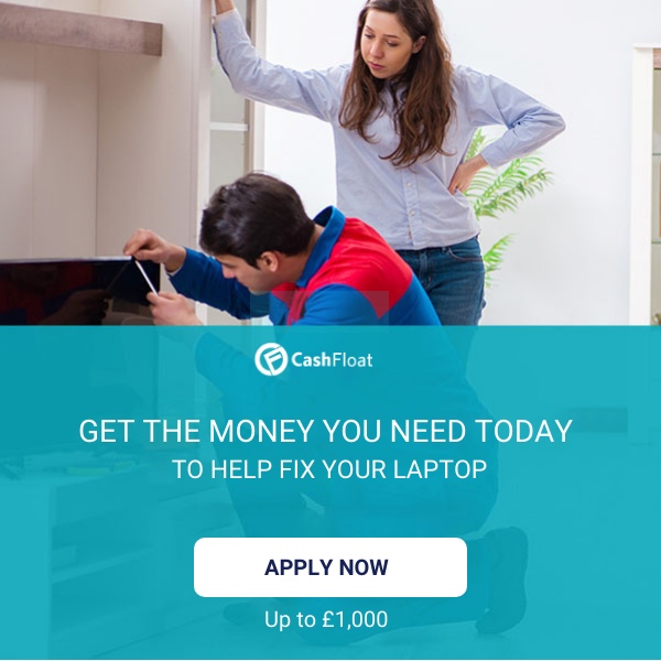 Need some help to repair or replace - apply now with Cashfloat