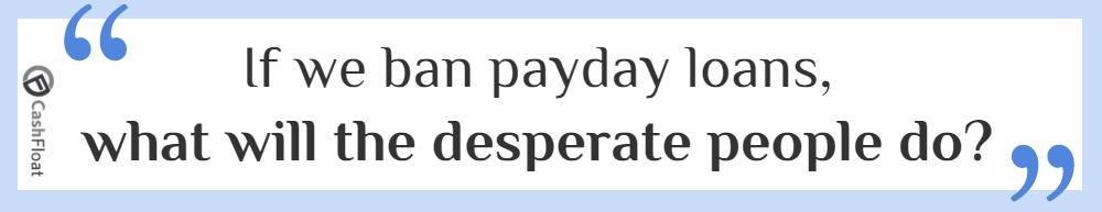 Cashfloat - why are payday loans legal