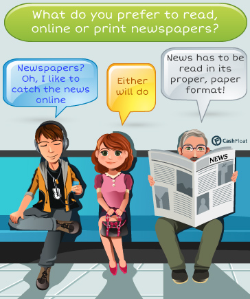 In print newspapers versus online news - Cashfloat