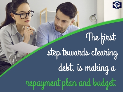 The first step towards clearing debt, is making a repayment plan and budget- Cashfloat