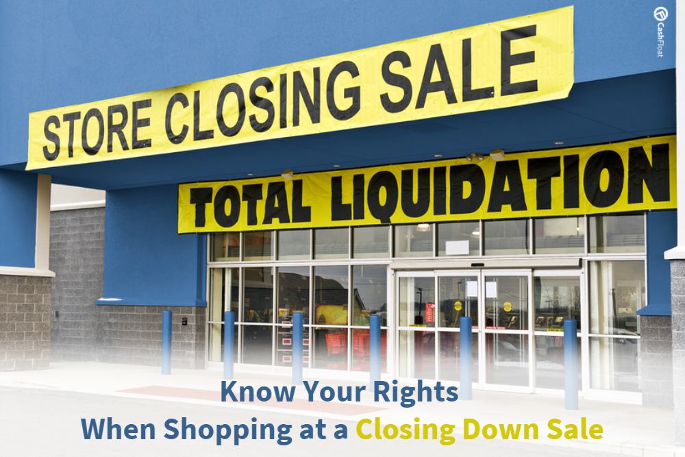 closing down sale - cashfloat