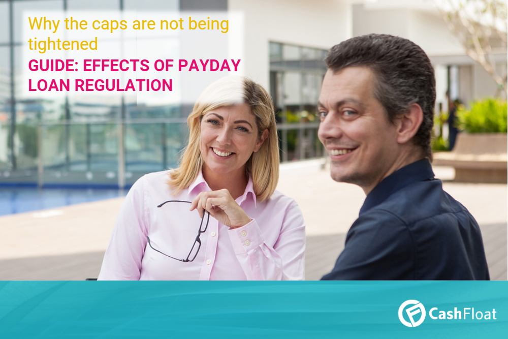 2 people talking about whether the fca should tighten the payday loan cap - cashfloat