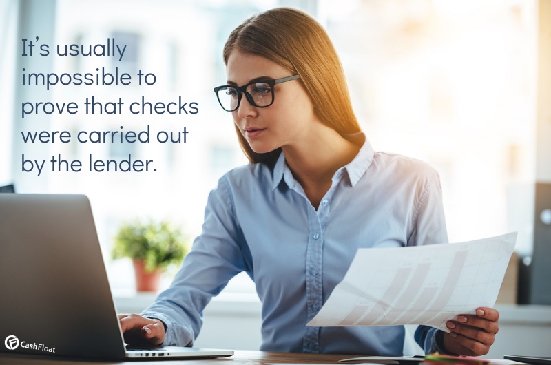It’s usually impossible to prove that checks were carried out - Cashfloat - consumer credit under threat