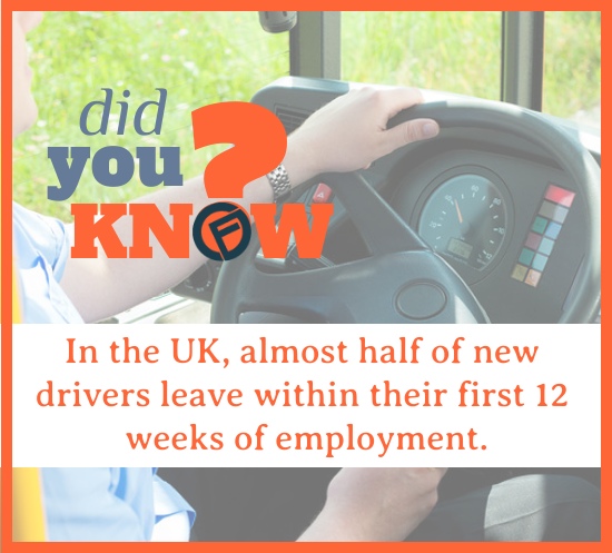 Almost half of new drivers leave within their first 12 weeks of employment. - Cashfloat