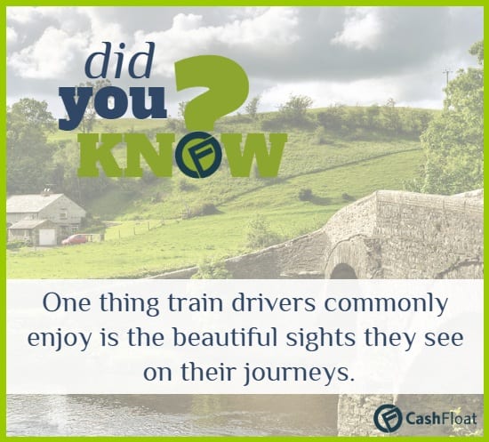 One thing train drivers commonly enjoy is the beautiful sights they see on their journeys. - Cashfloat
