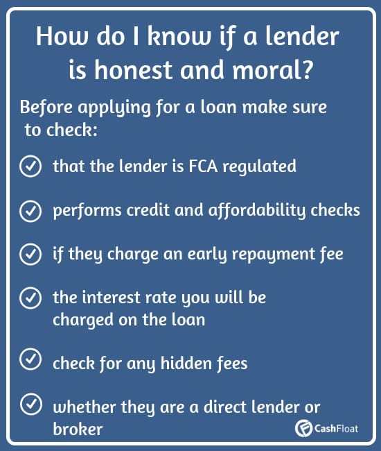 points to consider whether a payday lender is moral and honest - Cashfloat