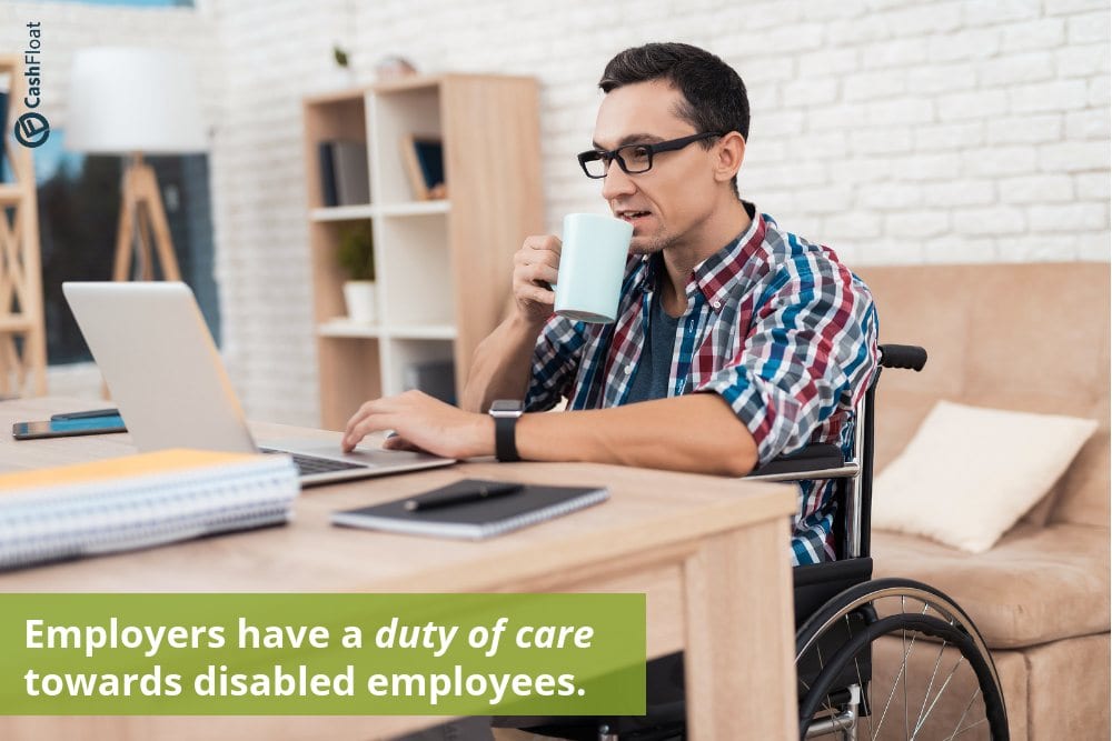 Employers have a duty of care towards disabled employees - Cashfloat