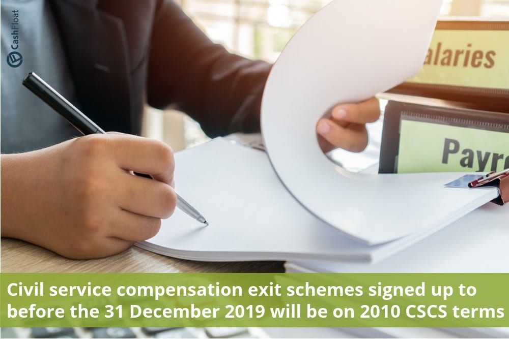 Civil service compensation exit schemes - Cashfloat