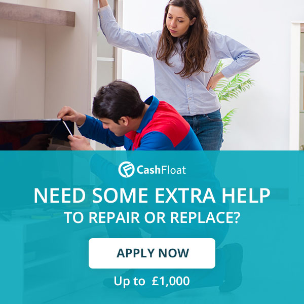 Need some help to repair or replace - apply now with Cashfloat