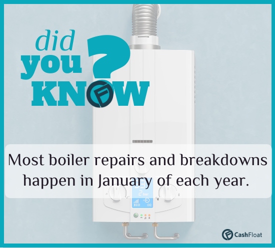 Most breakdowns happen in January of each year. Cashfloat