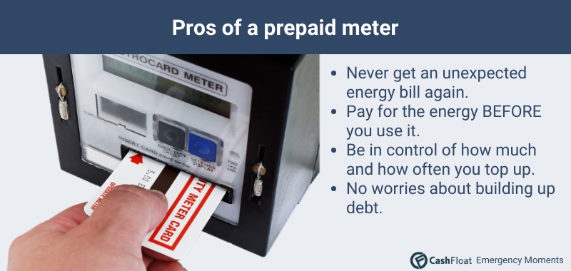 Pros of a prepaid meter - Cashfloat