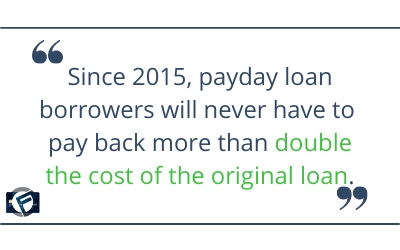 Since 2015, payday loan borrowers will never have to  pay back more than double the cost of the original loan- Cashfloat