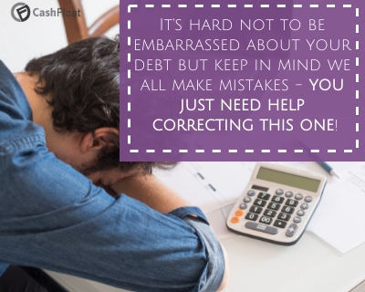 Don't be embarassed to seek debt help - Cashfloat