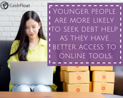 Younger people are more likely to seek debt help as they have better access to online tools- Cashfloat