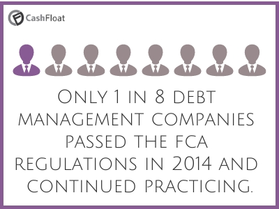 only 1 in 8 dmp providers passed the fca regulations in 2014- Cashfloat