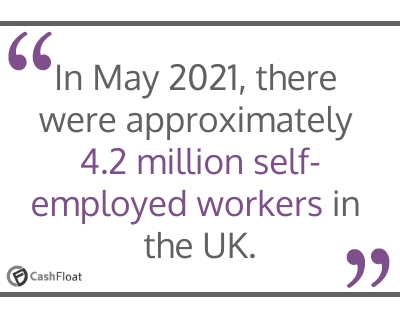 In May 2021, there were approximately 4.2 million self-employed workers in the UK- Cashfloat