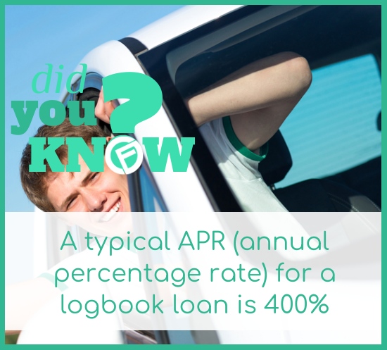Did you know? A typical APR (annual percentage rate) for a logbook loan is 400% - Cashfloat